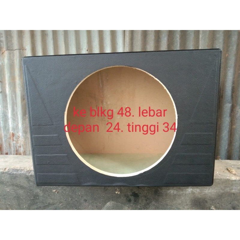box subwoofer 12 inchi box speaker mobil monitor bahan mdf lapis spoon kulit harga tertera per pcs