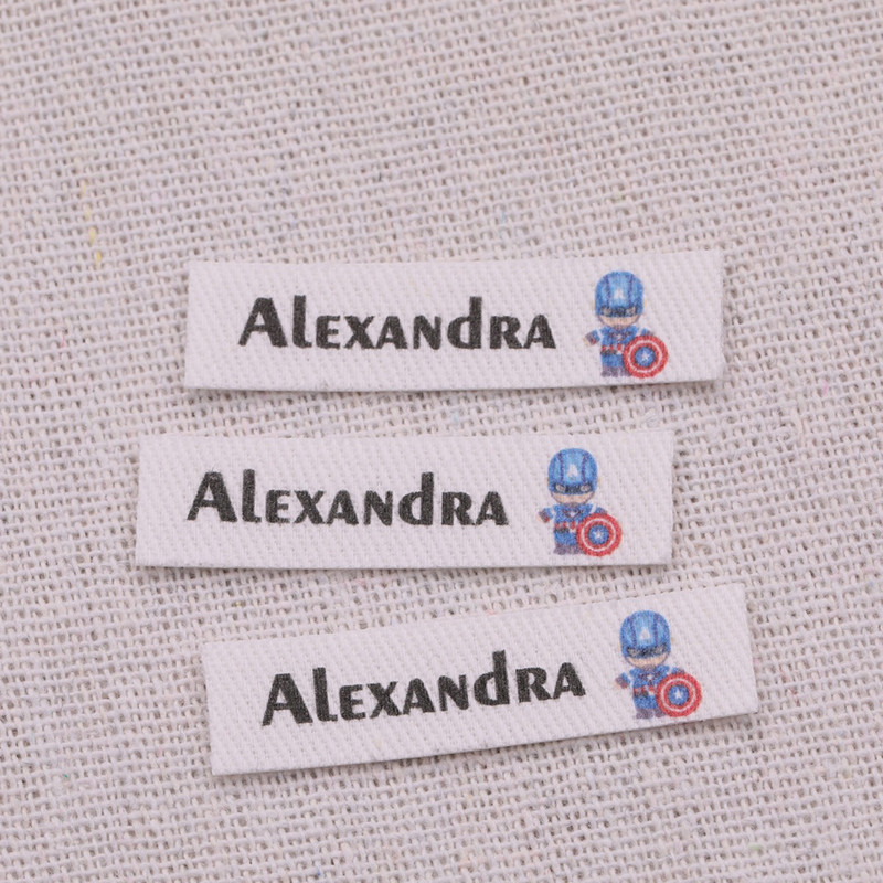 

Exot c350 Bd BT 10x40mm Custom Clothing Labels-Personalized Brand Organic Cotton Ribbon Labels Logo or Text Sewing DIY Labels