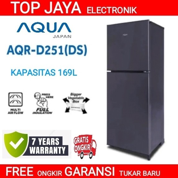 KULKAS AQUA JAPAN 2 PINTU BARU BERGARANSI RESMI