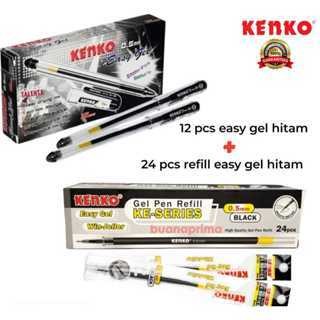 

JUAL PROMO PAKET BUNDLE HEMAT KENKO PULPEN EASY GEL 0.5MM HITAM 12PCS + REFILL EASY GEL 24PCS