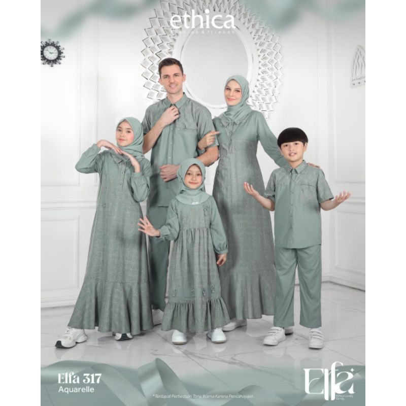 Ethica Sarimbit 2025 Elfa 317 Aquarelle / Ayumi Aquarelle / Sarimbit Ethica Terbaru