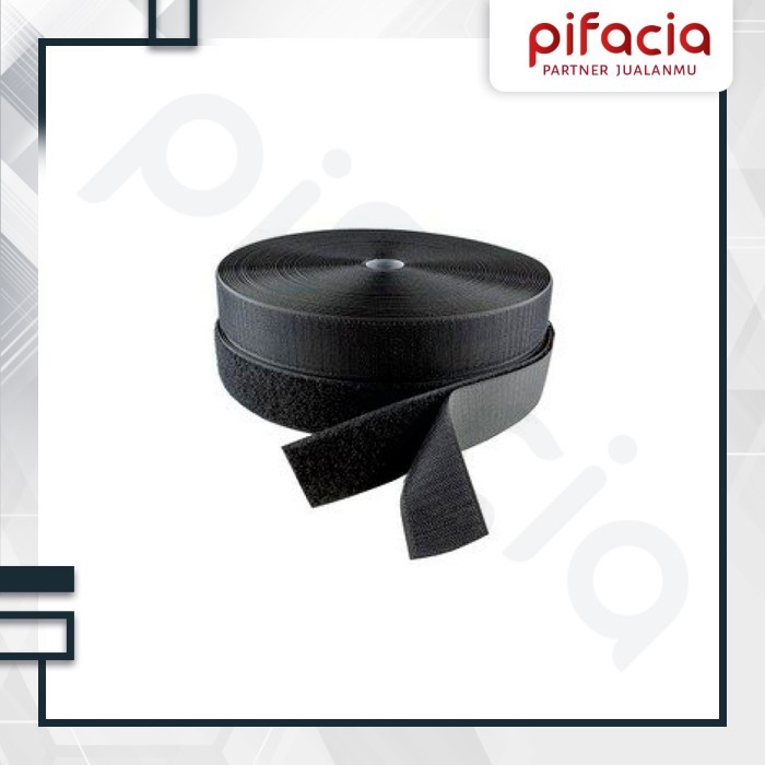 

New Product VELCRO 2 CM MAGIC TAPE HALUS 18 METER - Hitam