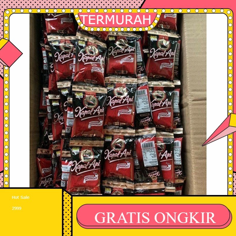

Kopi Kapal api mini 1 renceng 10 sachet