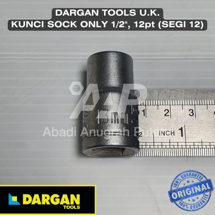 Mata Kunci Sok DARGAN Sock shock 1/2" 12pt 13mm