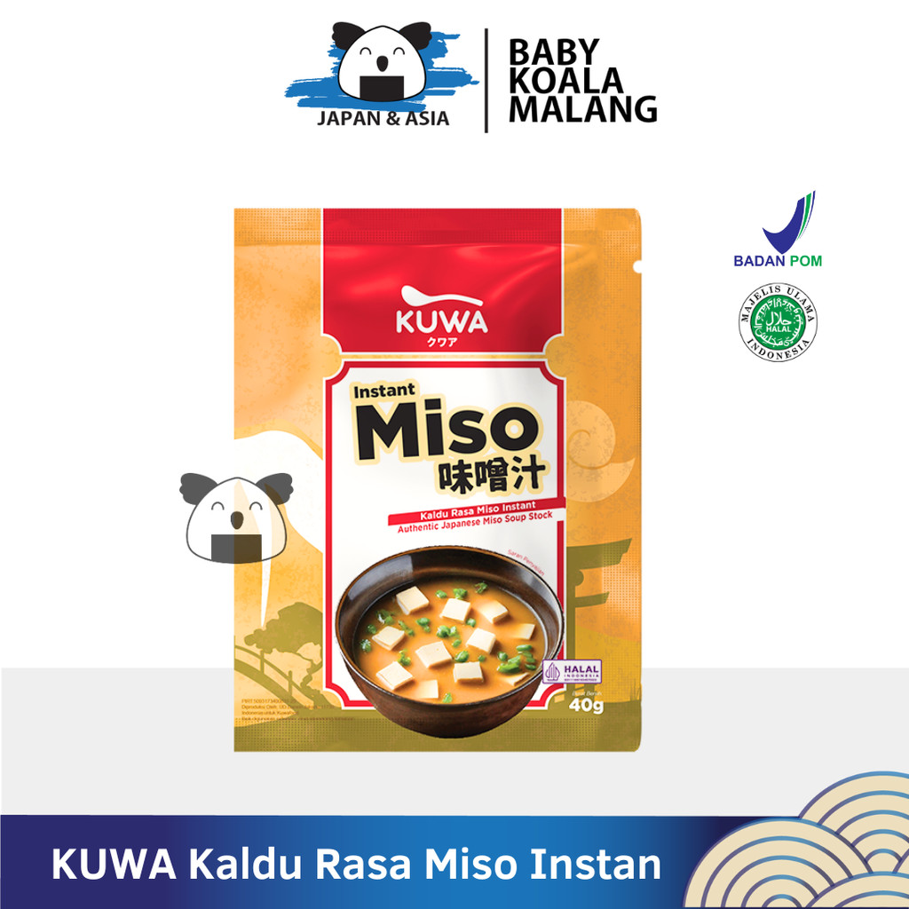

KUWA Kaldu Miso Instan 40 g Halal | Sup Miso Ala Jepang-BKM
