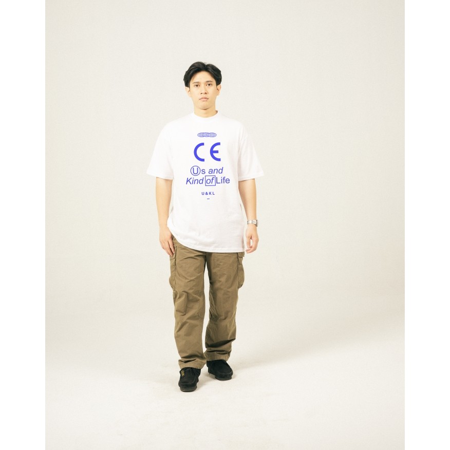 [HOT] UNKL347 Kaos T-shirt Katun Lengan Pendek Motif White PAAC