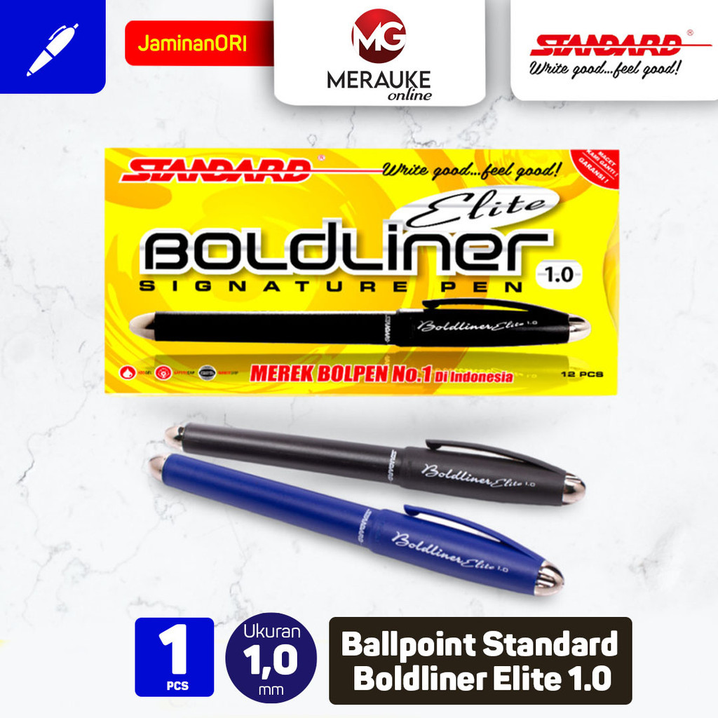 

Ballpoint STANDARD Boldliner Elite 1.0 (Satuan)