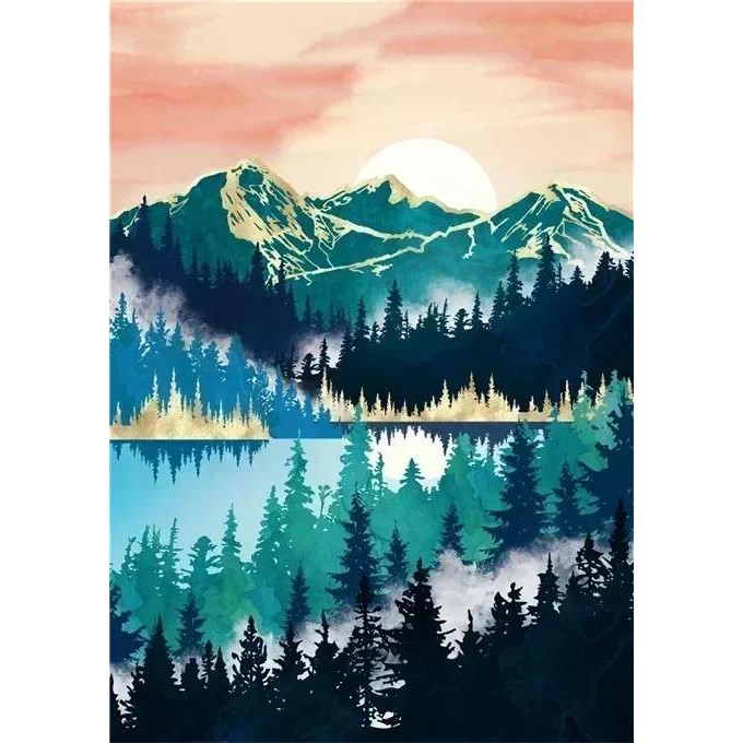 

20220-Tulip diy digital acrylic flower painting explosion hand-filled landscape painting