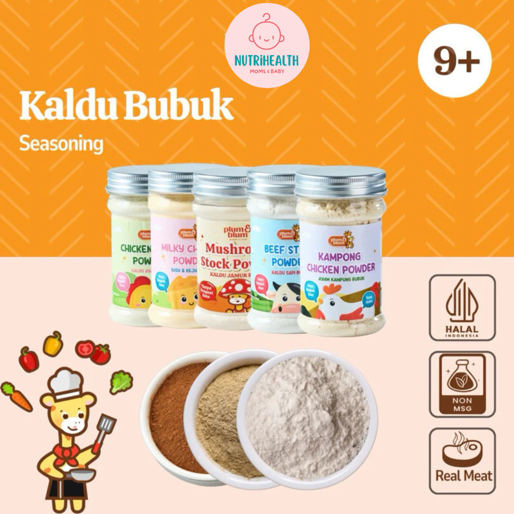 

Plum & Blum Kaldu Mpasi Bayi Anak Kaldu Sapi Kaldu Ayam Kaldu Jamur 100 gram