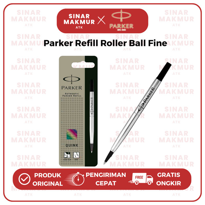 

Refill Roller Ball/Sign Pen Hitam/Biru F/Fine Blister Parker (Pcs) - Biru