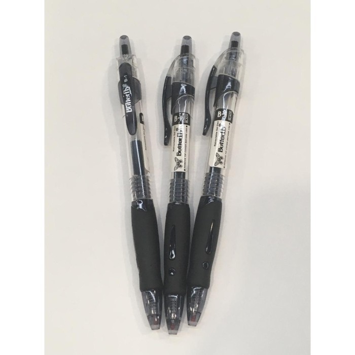 

Gel Pen Butterfly - B-1 Hitam (12 PCS)
