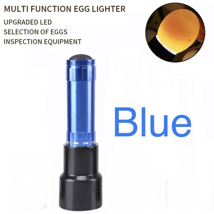 Blue Senter Teropong Cek Telur Ayam Bebek Angsa Unggas Incubator Egg HS