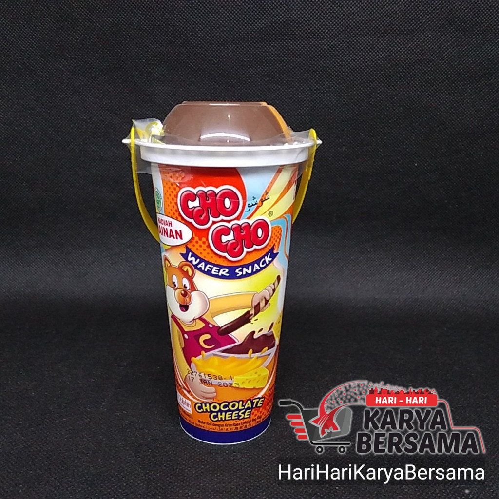 

MAKANAN RINGAN CHO CHO WAFER SNACK CHOCOLATE CHEESE 40GR