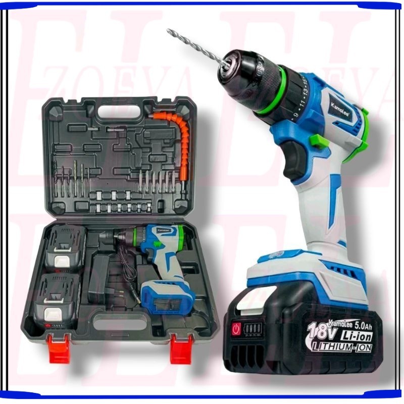 BOR KAMOLEE 10MM BRUSHLESS TANPA CARBON