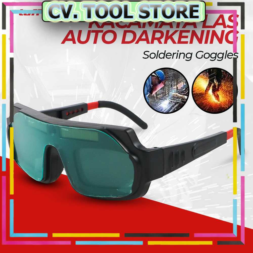TOOL STORE - TaffGUARD Kacamata Las Otomatis Auto Darkening Soldering Googles - TX-012