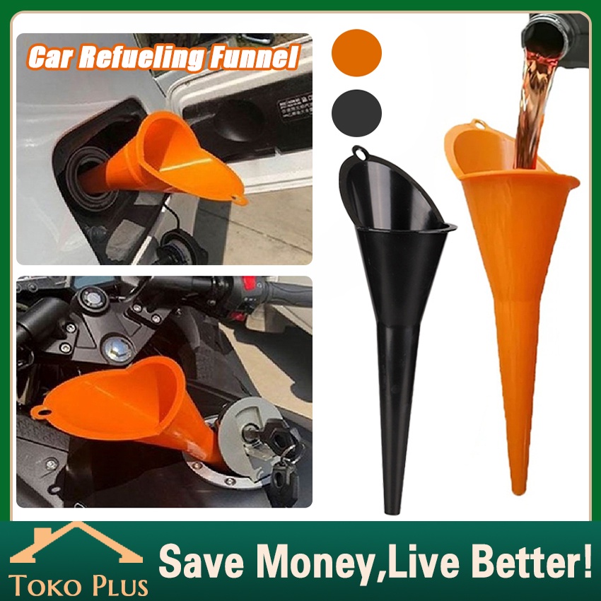 Corong Belalai Oil Wadah Corong Panjang Untuk Mengisi Air Oli Atau Bensin Motor Mobil Corong Oli Pan