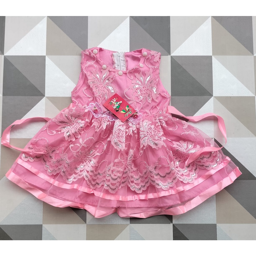 dress brokat anak/gaun/baju bayi