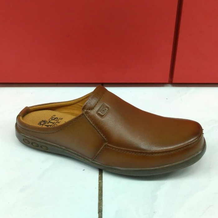 Sepatu Bustong Gats NB 0002 Tan Original - Cokelat, 39