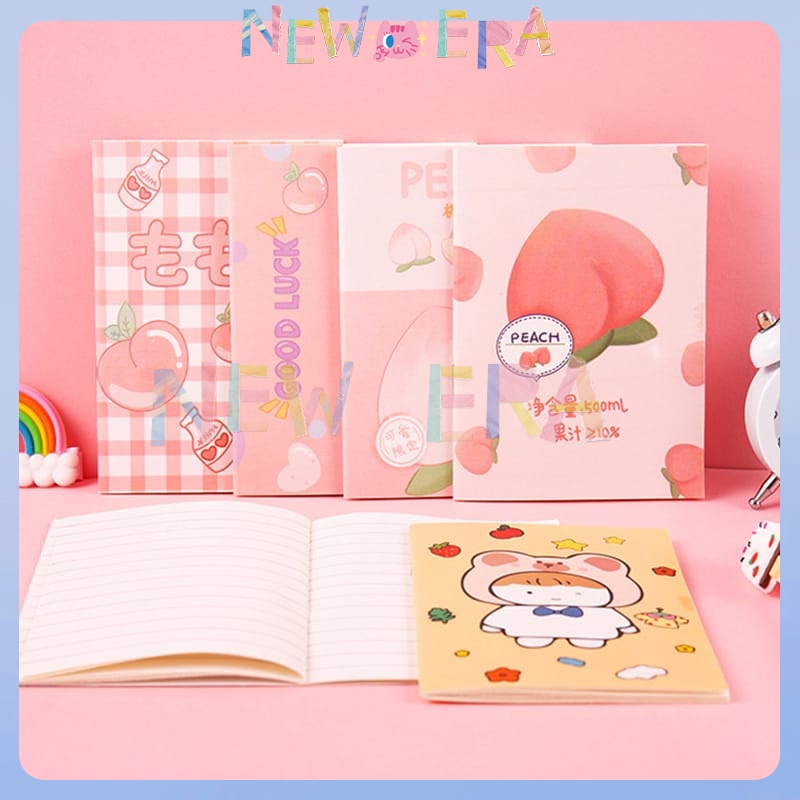 NewEra Buku Tulis Mini Motif Kartun Notebook Motif Kartun Note Book Mini Cartoon Book Notepad  Karakter Buku Tulis Memo Kecil