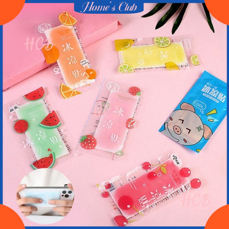 HCB 8PCS Plester Kompres Penurun Panas  Bayi Dewasa / Kompres Sticker Dingin / Cooling Pad Stiker Ko