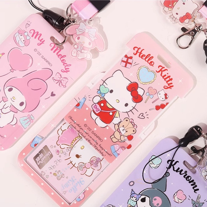 

Nametag Holder Lanyard Karakter Lucu Hello Kitty My Melody Kuromi - My Melody