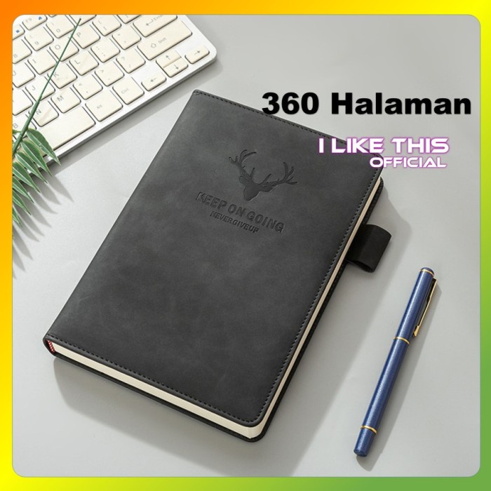 

Buku Kerja - Buku Agenda Kerja Notebook Memo - Buku Diary Bahan Kulit - Biru