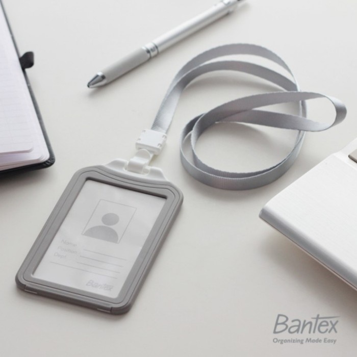 

Almira ID Card double side potrait tali Bantex 8881 - Putih