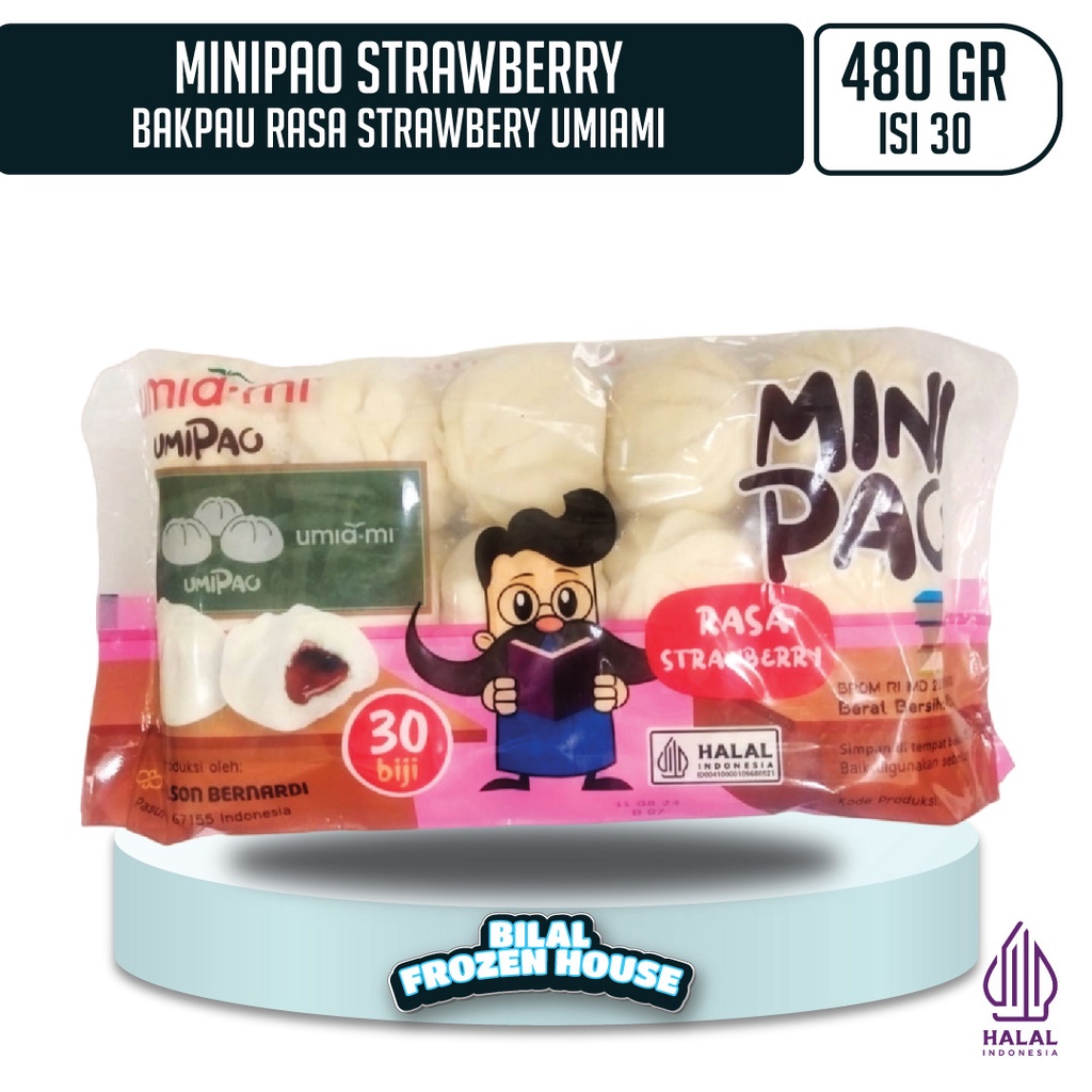 

Umiami Mini Pao Strawberry 480gr Isi 30