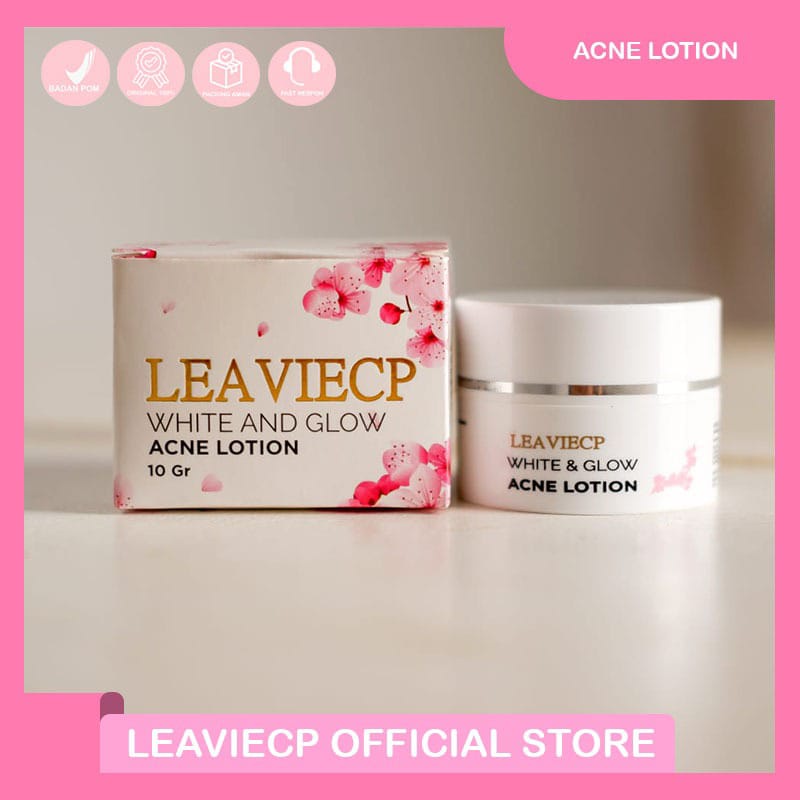 LEAVIECP WHITE & GLOW ACNE LOTION ORIGINAL 10GR