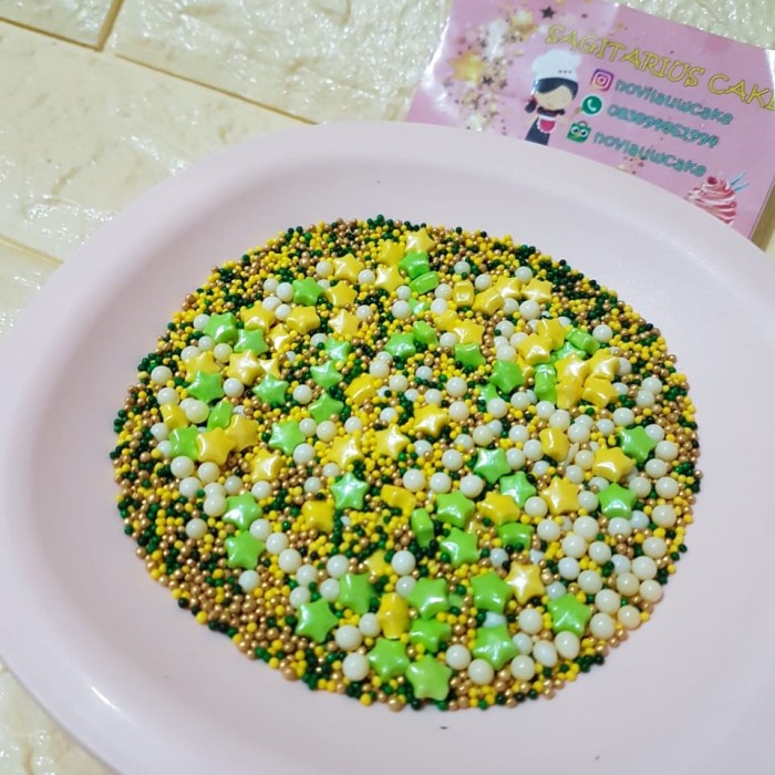 

Promo Bisa COD sprinkle pearls lebaran hiasan kue cupcakes idul fitri ramadan 30gr