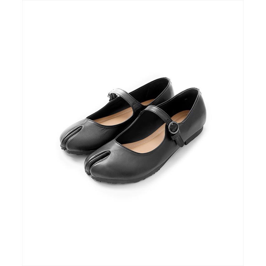 CAJSA | MISAKI BLACK - TABI FLATS