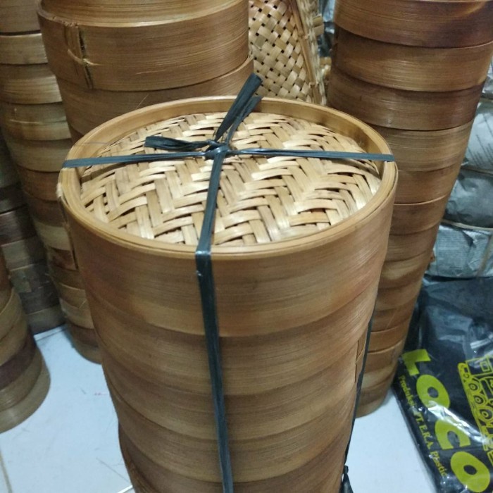 Tutup klakat bambu 15 cm/Tutup klakat dimsum 15 cm