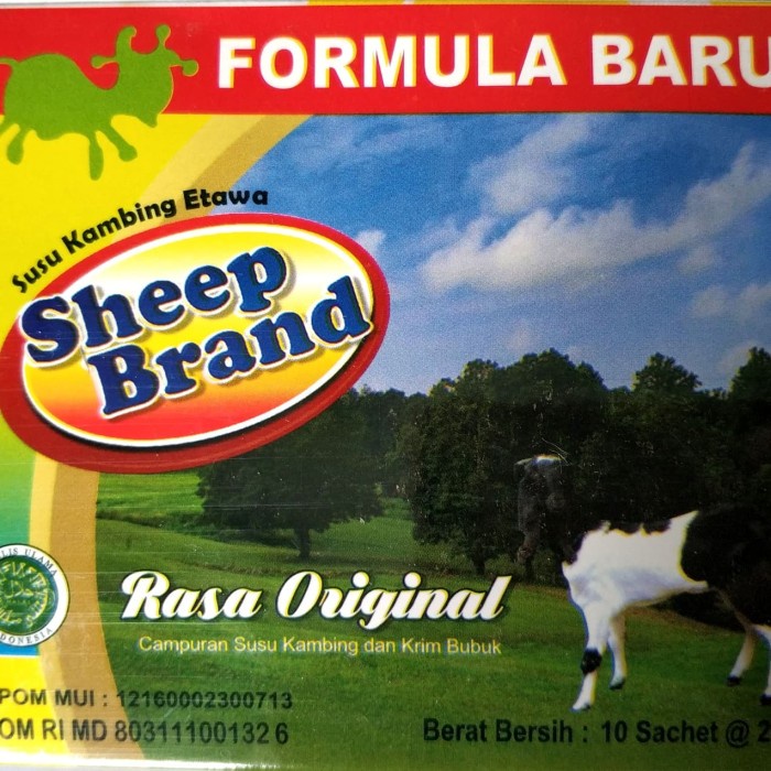 

{BARNIK} Susu Kambing Etawa Sheep Brand Original 10 Saset