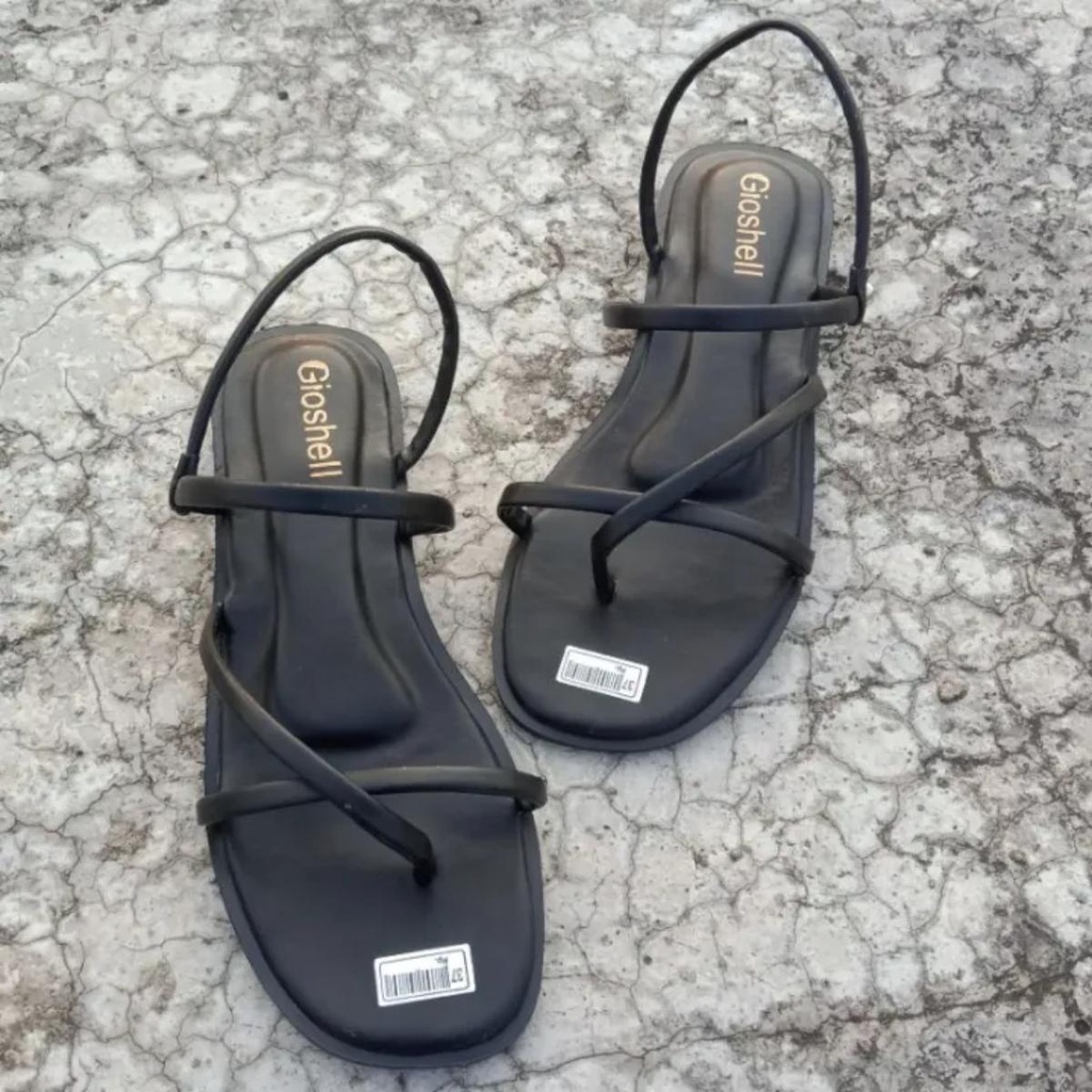 Sandal Jepit Tali Akira Terbaru Bantalan Busa Empuk Sendal Wanita Korea Karet