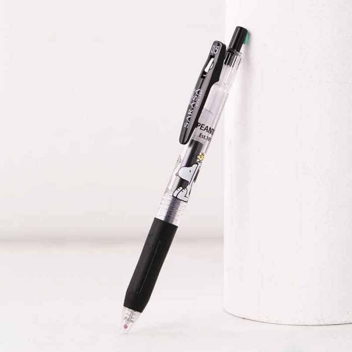 

Zebra Sarasa Peanuts Snoopy Gel Ink 0.5mm Pen Limited Edition - Black