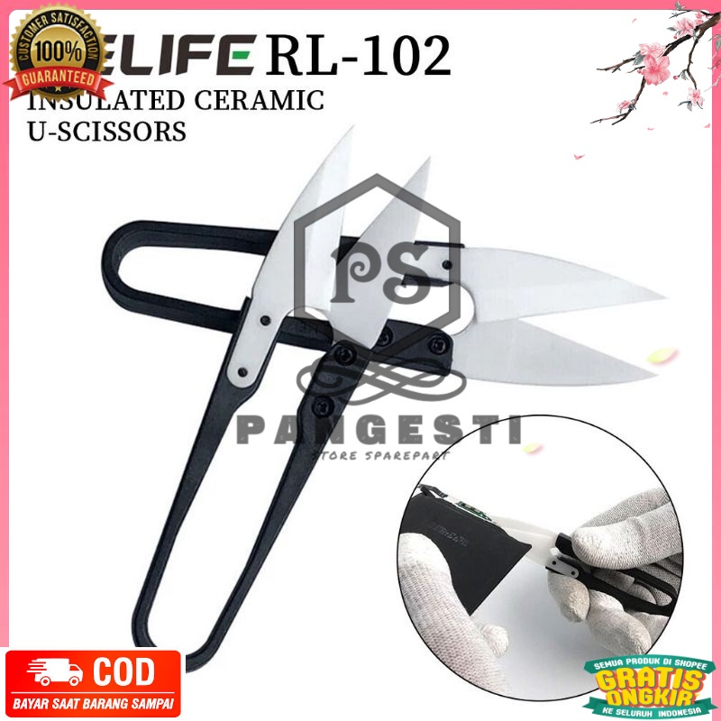 

GUNTING INSULATED CERAMIC GUNTING ATAP GUNTING ASBES GUNTING BAJA RINGAN U-SCISSORS RL-102 NYL257BLT027 -NEW