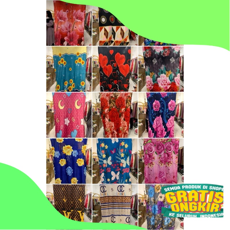 (PO) SELIMUT SOFIA DEWASA (RANDOM)/ ungu lavender