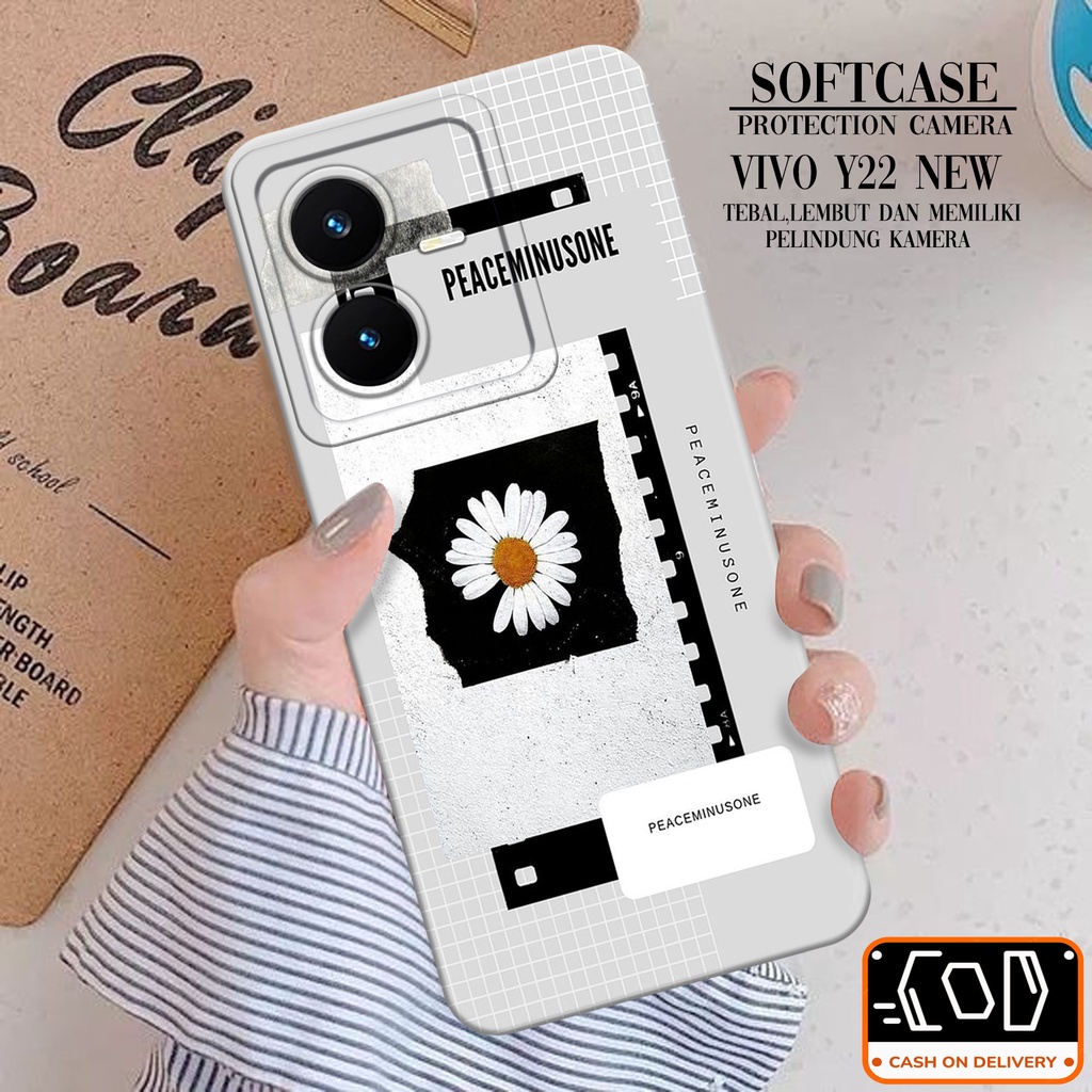 Softcase Silikon Hp Vivo Y22 Terbaru - Trans Case Casing Hp Vivo Y22 Terbaru
