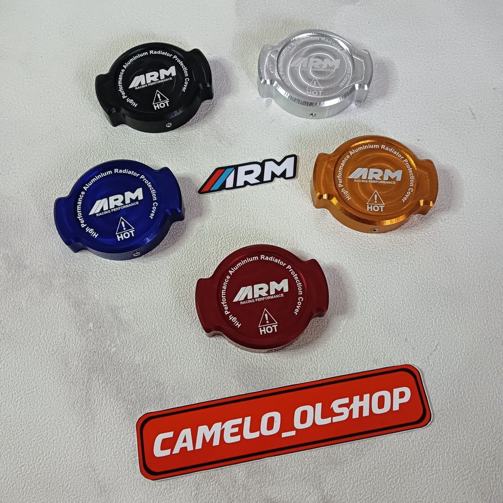 RADIATOR CAP TUTUP RADIATOR ARM FULL CNC NMAX AEROX PCX VARIO CBR / CAP TUTUP RADIATOR ARM