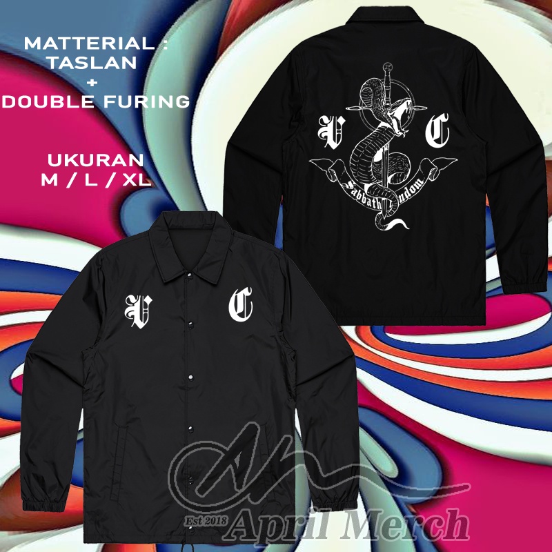 jaket coach Wind Breaker Sabbath Crew 897 - RedMerch - Red Merch
