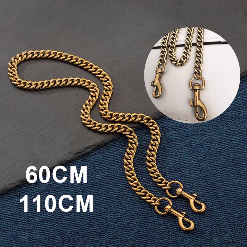 Rantai Tali Tas Panjang Gold Besi 60Cm-110Cm Tebal Premium Good Quality Tebal Strap Rantai / Tali