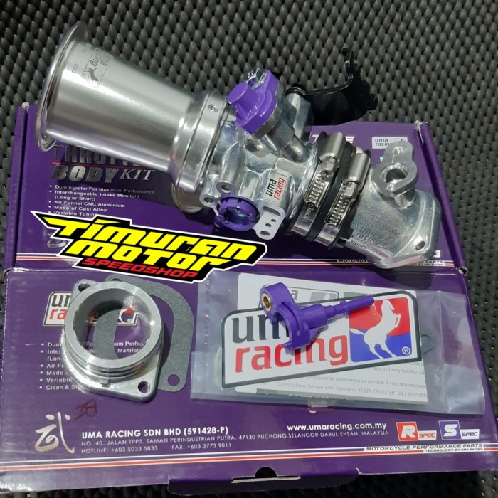 READY THROTTLE BODY UMA RACING MX KING 38 MM ORIGINAL