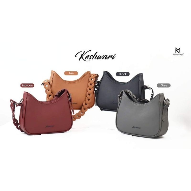 MOONZAYA BAG - KESHWARI  TAS SLEMPANG MOONZAYA