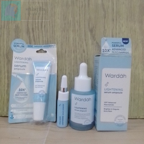 Wardah Lightening Serum Ampoule/Serum Wardah pencerah noda hitam/serum menyemarkan noda bekas jerawa