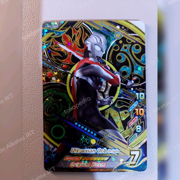 ✨COD✨ -Ultraman Card R/B Versi 2 Ultra Rare B2-09 Ultraman Orb Origin