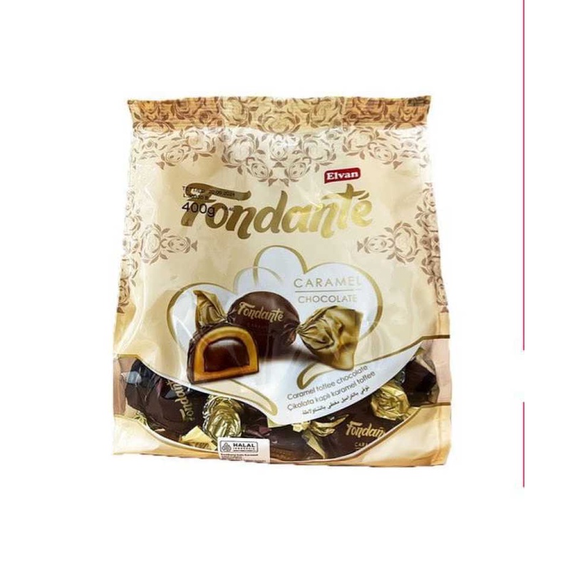 

ELVAN FONDANTE CARAMEL 400GR BAG