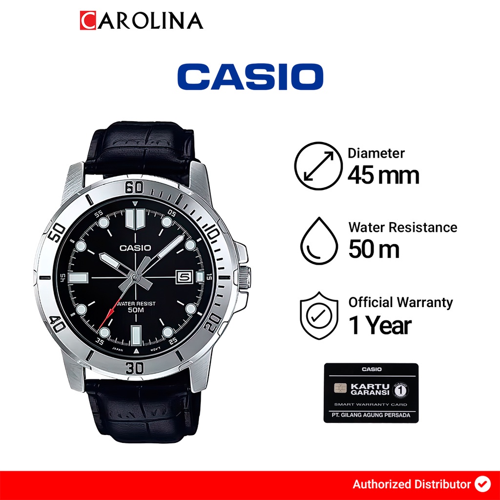 【COD】 Jam Tangan CASIO MTP-VD01L-1E Pria