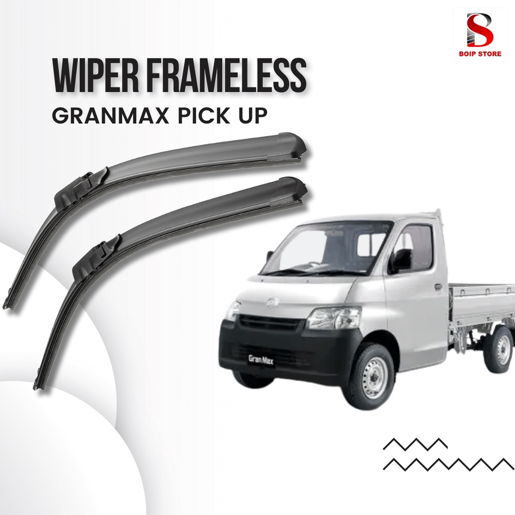 Wiper Mobil Pick Up Gran Max Sapuan Kaca Mobil Model Frameless Banana Karet 1 Set Ori Variasi Mobil 