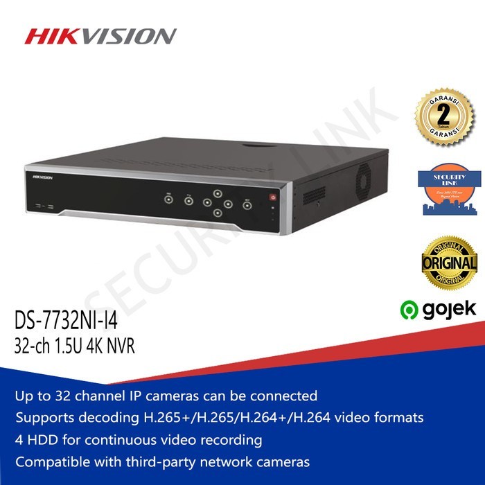 NVR HikvisionVISION 32CH DS-7732NI-I4
