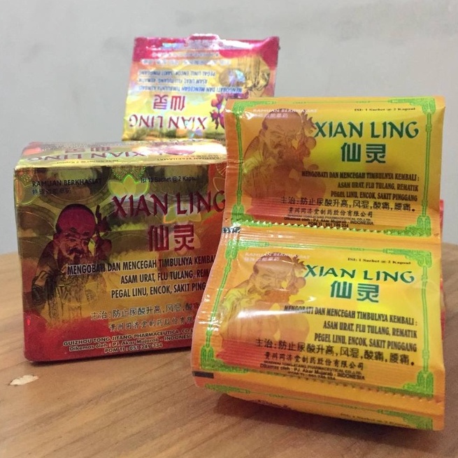 XIAN-LING KAPSUL OBAT ASAM URAT ORIGINAL 100% Xian Ling Kapsul Original Terjamin Terbaik Obat Asam U